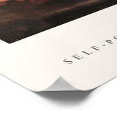 アルテミシアジェンティレスチセルフポートレートアートバロック ポスター (角)