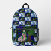 アルテミスとアポロのバックパック プリントバックパック (正面)