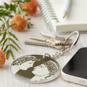 アルテミスとアポロ キーホルダー (正面右)