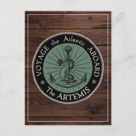 アルテミスのはがきに乗って航海 ポストカード