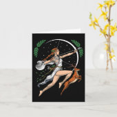 アルテミスのギリシャの女神狩り古代ギリシャMy カード (黄色い花)