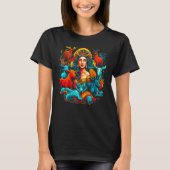 アルテミスのギリシャ神話の女神狩り&アニマ Tシャツ (正面)