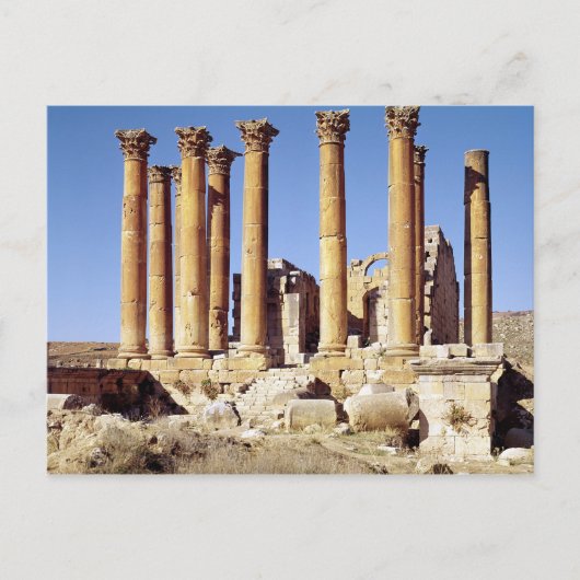 アルテミスの神殿のビュー、c.386 AD建て ポストカード (正面)