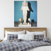 アルテミス像と狩り犬, c.AD 135-75 キャンバスプリント (インサイチュ (寝室))