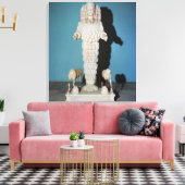 アルテミス像と狩り犬, c.AD 135-75 キャンバスプリント (インサイチュ (リビング))