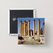 アルテミス神殿の眺め、造られたc.386広告 缶バッジ (正面&裏面)