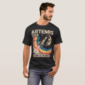 アルテミス2号 月への旅立ち Tシャツ (正面フル)