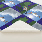 アルテミス&アポロ毛布 シェルパブランケット (3/4)