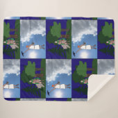 アルテミス&アポロ毛布 シェルパブランケット (正面(横))