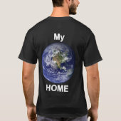 アルテミス - 私の故郷Tシャツ Tシャツ (裏面)