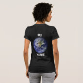 アルテミス - 私の故郷Tシャツ Tシャツ (裏面フル)