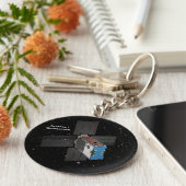 アルテミスBioSentinel CubeSat キーホルダー (側面)