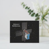 アルテミスBioSentinel CubeSat ポストカード (スタンド正面)