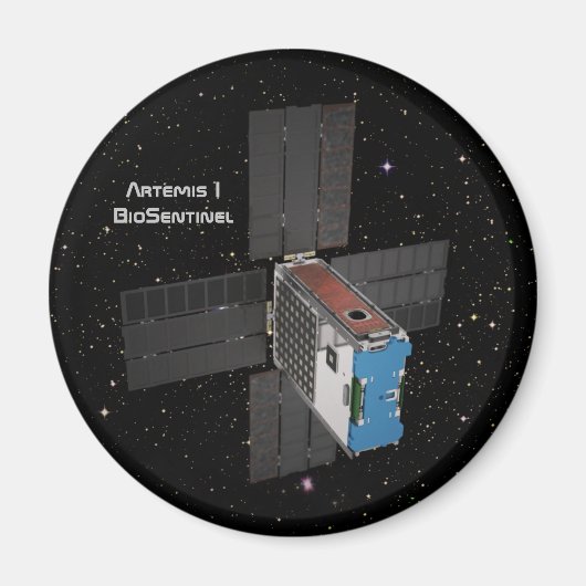 アルテミスBioSentinel CubeSat マグネット (正面)