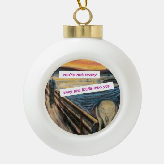 アルテムラーレオーナメントシリーズ1 セラミックボールオーナメント (正面)