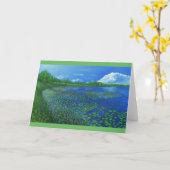 アルテメシア湖グリーティングカード カード (黄色い花)