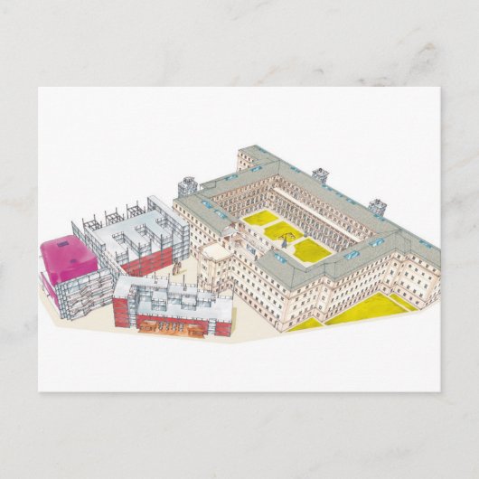 アルテレイナソフィア国立中央博物館。 ポストカード (正面)