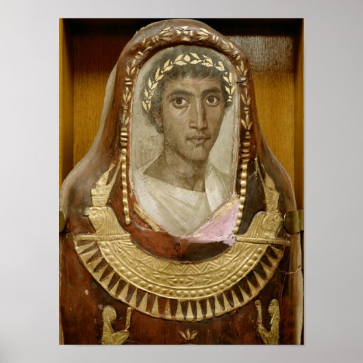 アルテ色彩の鮮やかミドロの金箔の入ったミイラのケース ポスター (正面)