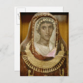 アルテ色彩の鮮やかミドロの金箔の入ったミイラのケース ポストカード (正面/裏面)