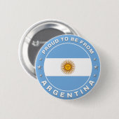 アルテ誇りを持ったンチン出身である 缶バッジ (正面&裏面)