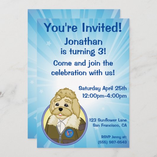 アルテ・ファクト 招待状 (正面/裏面)