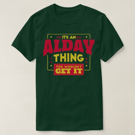 アルデイ Tシャツ (デザイン正面)