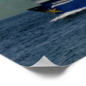 アルデバラン、魚釣りトラウラーinオランダハーバーAK ポスター (角)