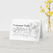 アルデンカペルキャッスルハイランズスコットランド カード (黄色い花)