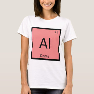 アルデンテパスタ化学周期表シンボル Tシャツ