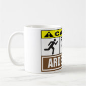 アルデンヌのマグで歩かせないで下さい コーヒーマグカップ (左)