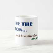 アルトおもしろいドラゴンファートジョーク神秘的な神話 コーヒーマグカップ (中央)