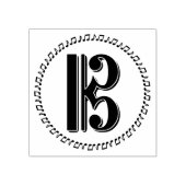 アルトまたはテノールクレフ、 音符記号ミュージックノートデザインCクレフ、 音符記号 ラバースタンプ (インプリント)