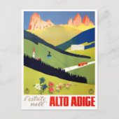 アルトアディゲイタリアヴィンテージ旅行 ポストカード (正面)