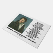 アルトゥル・ショーペンハウアーの才能対天才引用文 ドアマット (アングル)