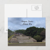 アルトゥン・ハ・マヤ遺跡 ポストカード (正面/裏面)