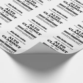 アルトクラリネット最重要楽器 ラッピングペーパー (角)