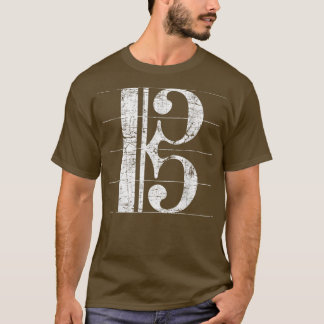 アルトクレフ、 音符記号クラシカル作曲家先生音楽 Tシャツ