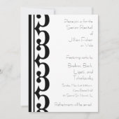 アルトクレフ、 音符記号テーマのリサイタル 招待状 (正面)