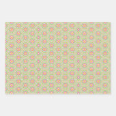 アルトグル六角の水色 ラッピングペーパーシート (正面2)