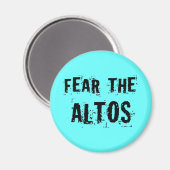 アルトスの音楽シンガーギフトを恐れる マグネット (正面/裏面)