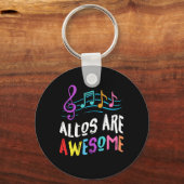 アルトスは素晴らし歌う歌手の歌う音楽ギフト キーホルダー (正面)