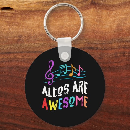 アルトスは素晴らし歌う歌手の歌う音楽ギフト キーホルダー (正面)