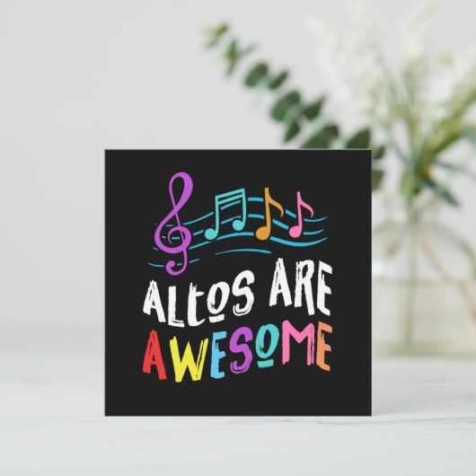 アルトスは素晴らし歌う歌手の歌う音楽ギフト 招待状 (スタンド正面)
