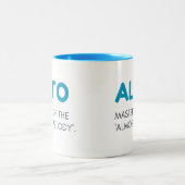 アルトマグ，アルトギフトマグ，アルトギフト合唱団メンバー ツートーンマグカップ (中央)