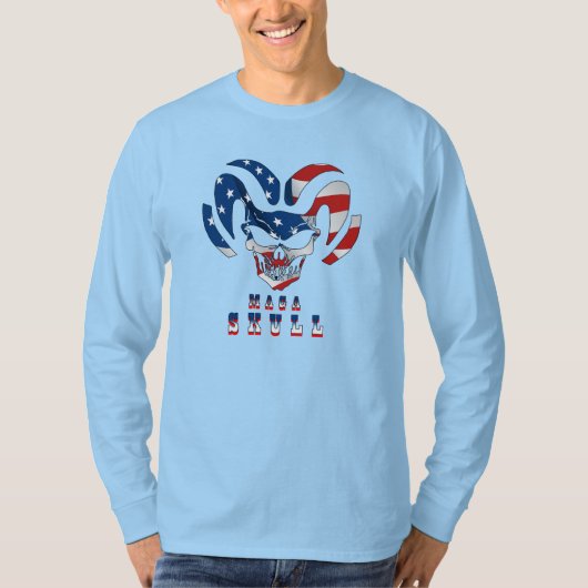 アルトラ・マガ・スカル | メンズ ロングスリーブ Tシャツ (正面)