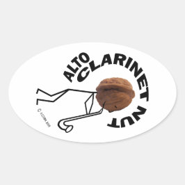 アルト・クラリネット・ナット！ 楕円形シール