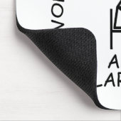 アルト・クラリネット・ワールドのまわりにリボルブ マウスパッド (コーナー)