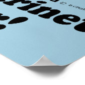 アルト・サックス選手と対戦しない ポスター (角)