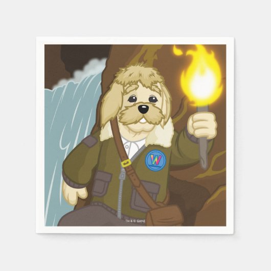 アルト・ファクトが探索に出る スタンダードカクテルナプキン (正面)