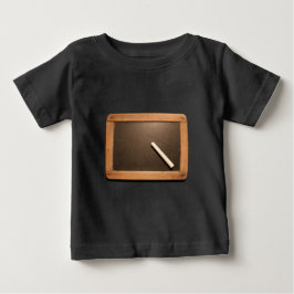 アルドイズヴィンテージスクール石板とチョークベビーB T ベビーTシャツ